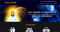 Desktop Screenshot of amitjyotish.com
